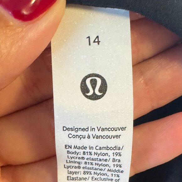 lululemon Align™ Waist-Length Cami Tank - Women's Size 14 - Picture 4 of 4